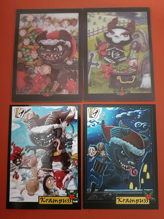 Krampuss limited edition lenticulars and promo cards