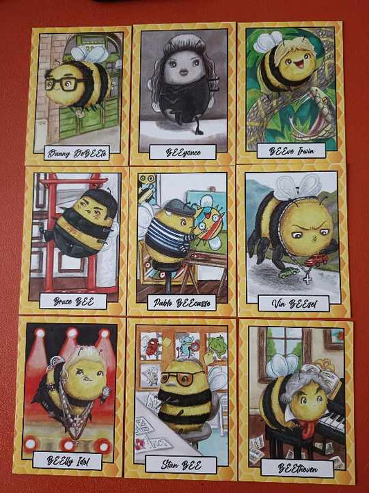 Weird Beehaviour- Celebeeties 9 card set